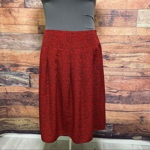 Red & Black Skirt